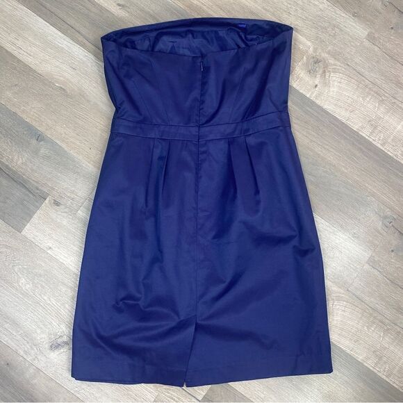 Limited Edition Strapless Sheath Pencil Dress Blue 10 - Picture 8 of 12